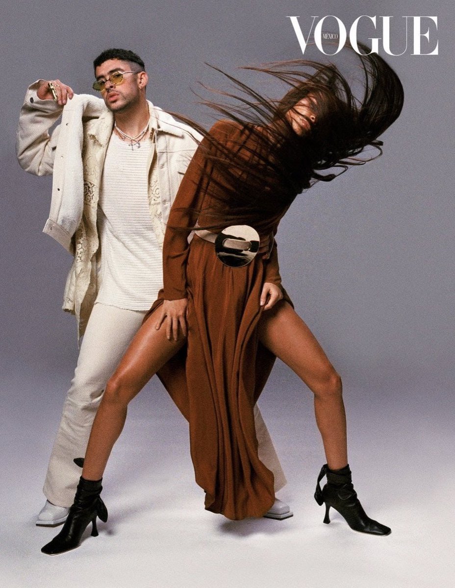 Thetrend57's tweet photo. Vogue Mexico | Bad Bunny x Joan Smalls 🇵🇷🔥 https://t.co/jwNYzPmJVj
