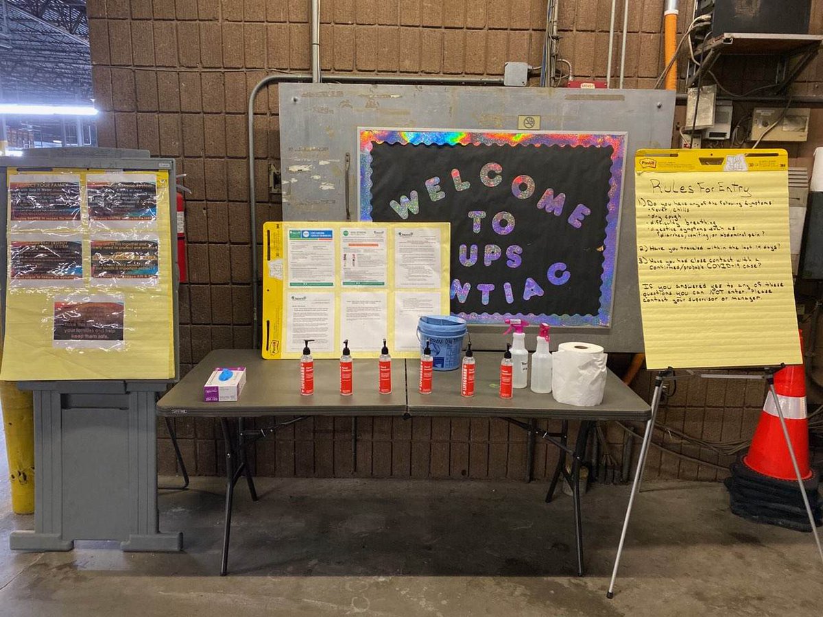 SafetyPontiac's tweet photo. Pontiac Safety Committee coronavirus prevention.@SafetyPontiac @RyanMervyn @SouthUps @Mark_L_Smith @GLNESafe @Gr8LakesUPSers @gametime011 https://t.co/00hMHYp9oo