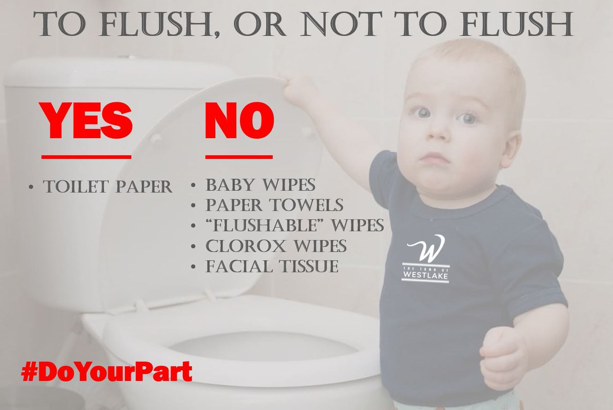 townofwestlake's tweet photo. Important information about your trash &amp; recycling pickup, as well as avoiding clogged pipes. https://t.co/mXvcYKn9Xv #DoYourPart #DoYourDistance https://t.co/pHTt2nQByY