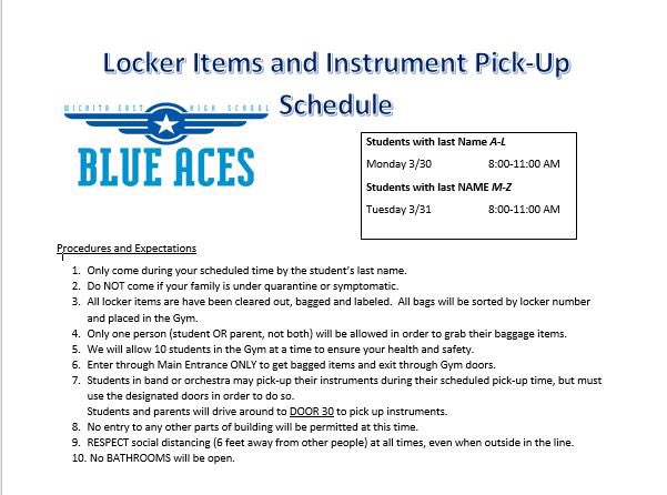 MrsBlueAce's tweet photo. Attention Blue Aces!!!  Next Week You can come up &amp; pick up Essential Items! #WeFlyTogether https://t.co/fbmb3VofGO
