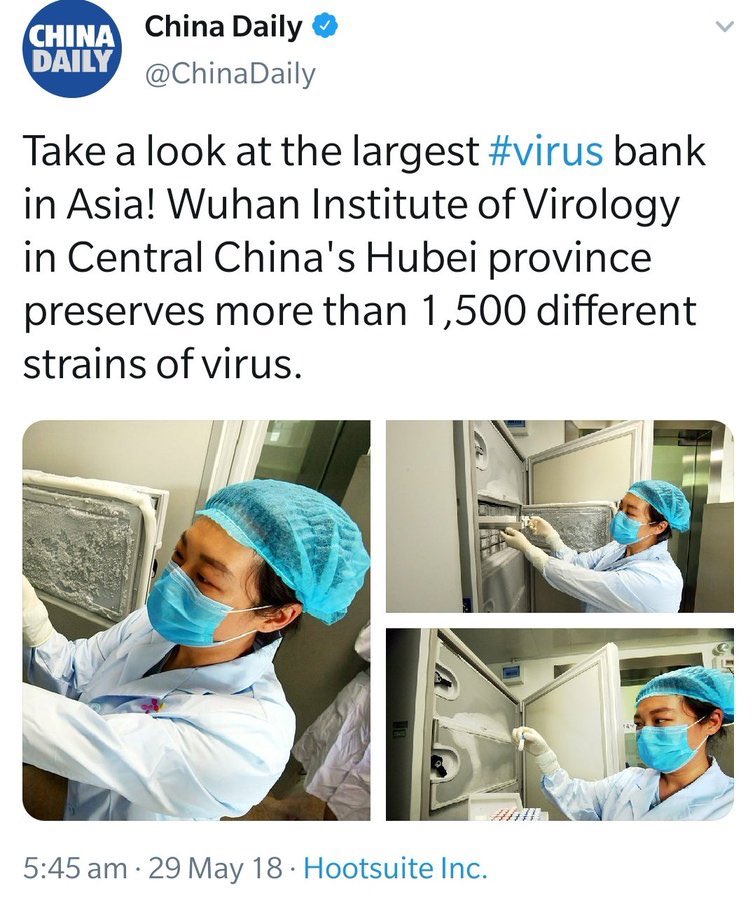 iamhoneygrover's tweet photo. #COVID2019 #ChineseVirus19
China lied about death of own peoples, to hell with your leftism.
It is purely death of humanity, death of mankind
#CCPVirus #CoronavirusOubreak #ChineseVirus #CCPLiedPeopleDied #WHOLiedPeopleDied #BoycottChina #coronavirus #CCPVirus #ChineseWuhanVirus https://t.co/yw8ydWvLXD