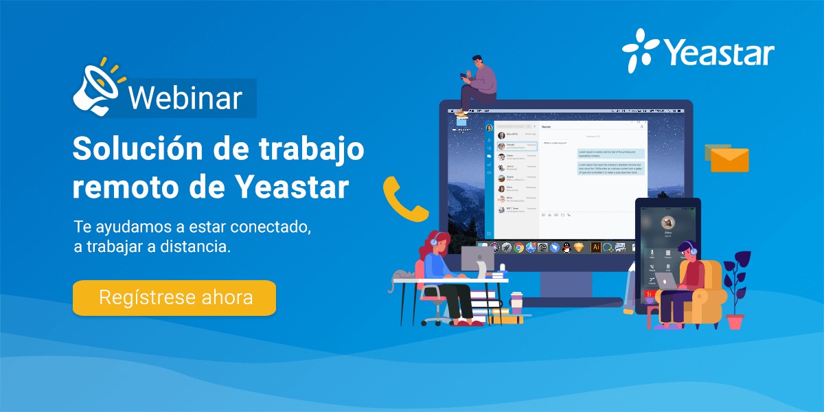 BigDipper_Sec's tweet image. 📣 #NuevoWebinar En respuesta a la pandemia, Yeastar ofrece una solución gratuita de trabajo remoto.

📆 Fechas: 30 de marzo y 1 de abril
⏰ Horarios: 11hs.
📌 30 de marzo: bit.ly/2UI02Pk
📌 1 de abril: bit.ly/2UBPmSy

¡Te esperamos!