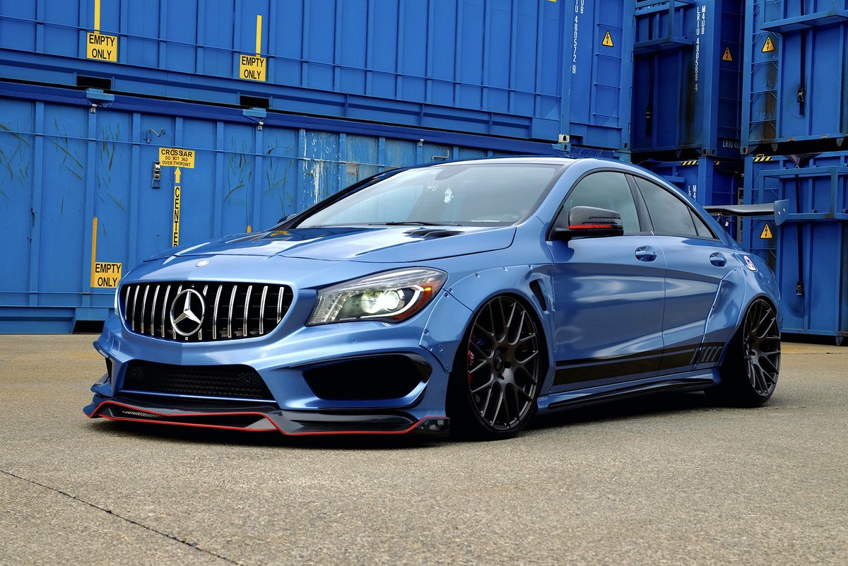 Will still has plans to make his CLA250 more aggressive w/ custom side ...