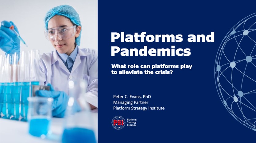pevans_c's tweet photo. Platforms are stepping up in a variety of ways to address the global Coronavirus pandemic.  I’ve built a deck with the growing number of examples of platform solutions. Send me a note if you’d like to see the deck or if you have examples – pevans@platformstrategyinstitute.com https://t.co/sDAtn7g8CV
