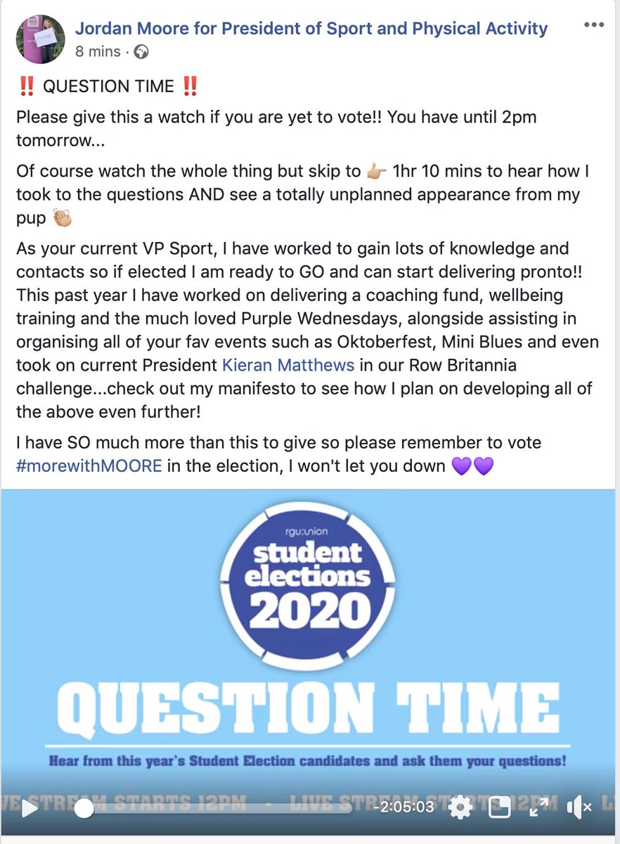 jordanmoore_'s tweet photo. 👇🏼👇🏼👇🏼 voting closes 2pm tomorrow!! #morewithMOORE https://t.co/4F9wjJBitc