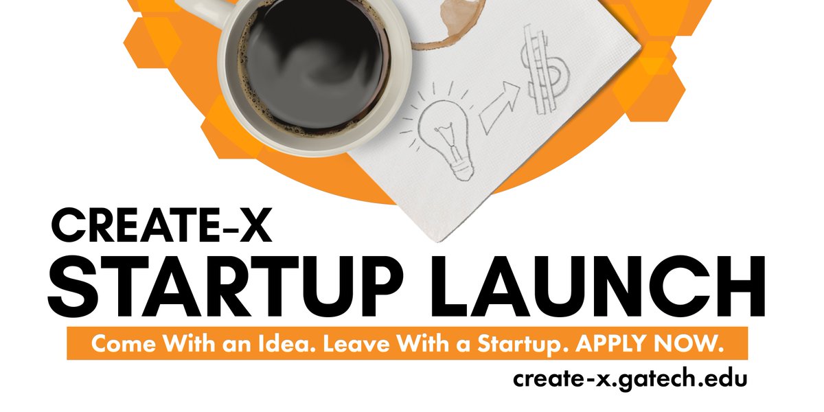gtcreatex's tweet photo. Startup Launch is still a Go! You will receive the resources you need to build your business including funding, legal and accounting services, mentorship, &amp; more. Start your journey and make an impact this summer, apply now! ☀️
https://t.co/8JaOIHzeek https://t.co/AxeeHGVCkv