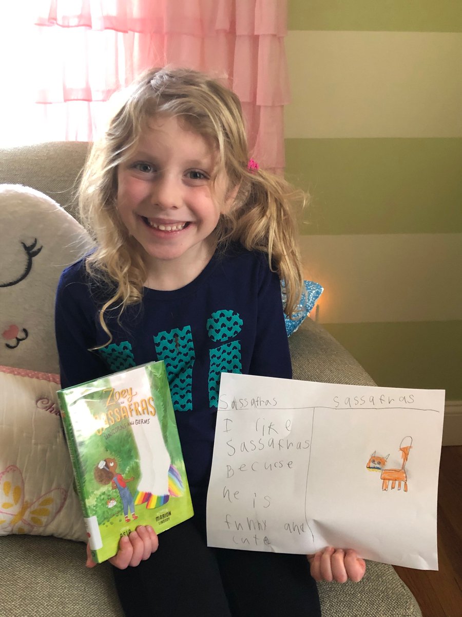 And here's... Christina!  Sassafras for the win! Great job chickadee! 💛 <a href="/MemorialPreK1/">Melissa Bilsborough</a> #mempk1 #medfieldps