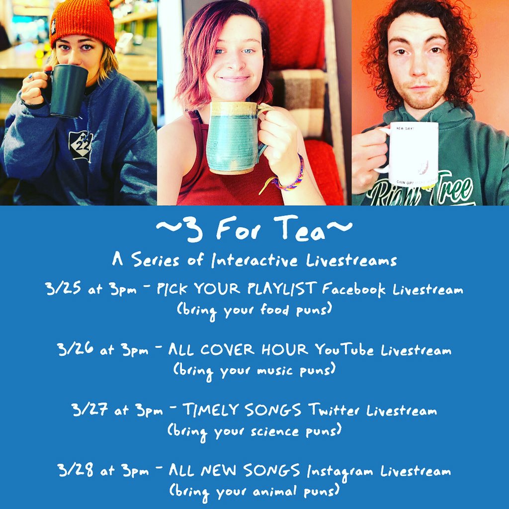 Subscribe to our #YouTube to get notified when we go live for #3ForTea #AllCoverHour at 3pm EST today!
bit.ly/39h4j1s