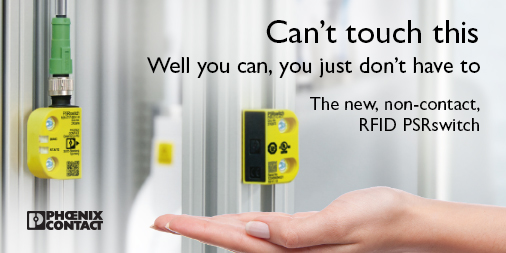 PhoenixContact's tweet photo. The safety switch with RFID technology for intelligent safety door and position monitoring #PSRswitch
 https://t.co/Smubz2rbCG https://t.co/FuXdPp4pDP