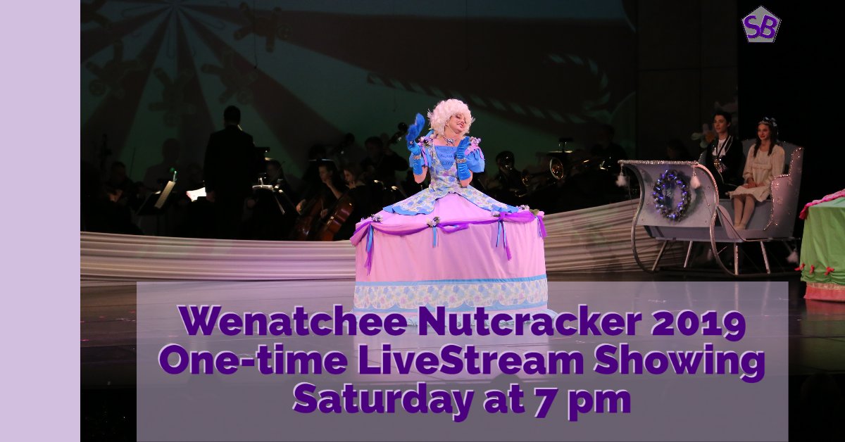 skeeterbuggins's tweet photo. ATTN: Our first one-time livestream will be this Saturday at 7 pm featuring Fab Feet Dance, Wenatchee Symphony and the @NumericaPAC of the Wenatchee Nutcracker!  Please share so everyone knows about this exclusive event!

#livestream #nutcracker #ballet #wenatchee #skeeterbuggins https://t.co/clFn4TMGll
