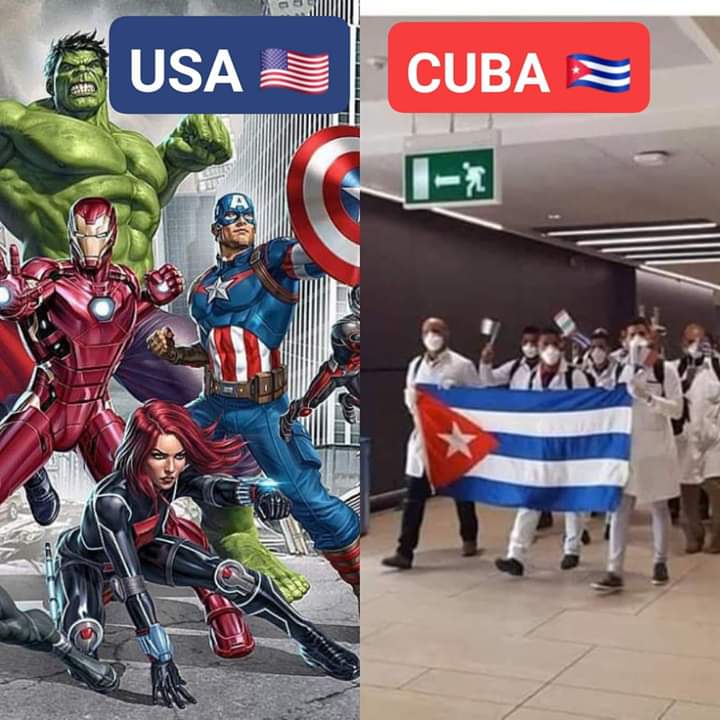 rafaeldausa2016's tweet photo. #CubaSalvaVidas, Resulta increíble que el gobierno de los EEUU se dedique a mentir y a obstaculizar los esfuerzos de Cuba a favor de la salud de los pueblos, en vez de cooperar en el enfrentamiento a esta pandemia que amenaza a la humanidad. https://t.co/EMwP2HDHtD