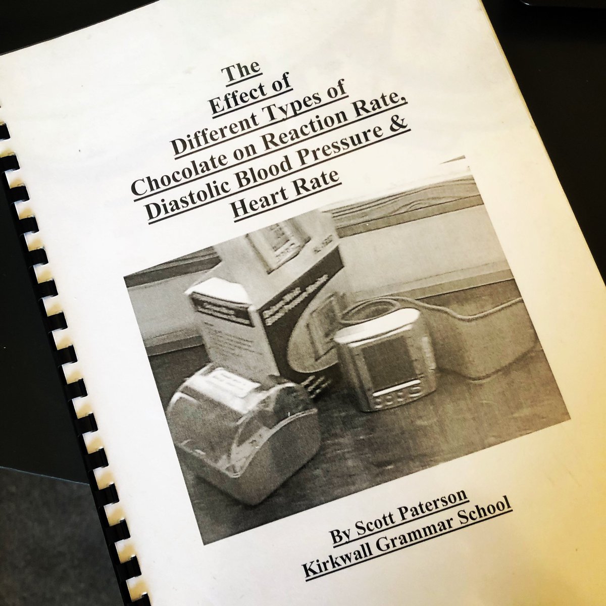 sxpat's tweet photo. Today on #workingfromhome my s/o found my high school biology project! My 1st taste of #research -who’dve thought that this would be followed by a #BSc dissertation on dismemberment investigation, an #MScbyresearch on human taphonomy & a #PhD in cartilage biology! #sciencecareers https://t.co/m66M7Vxzhp