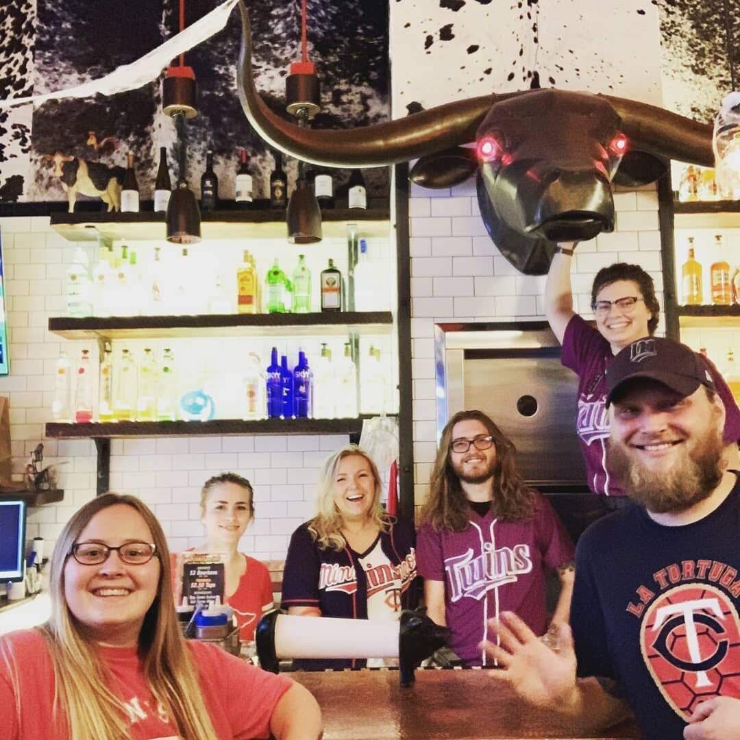 nobullfargo's tweet image. We are all bummed we can’t take in opening day together today! BUT No Bull is open for take out, curb side pick up, &amp;amp; delivery with bite squad still!! Call and place your BBQ order today 701-478-2000! #mntwinsbaseball #ilovebbq #ilovebaseball #fargomoorhead #supportlocal