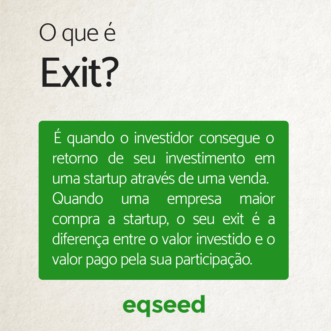 eqseed's tweet photo. Você sabe o que é Exit?

Saiba mais sobre todas as formas de retorno ao investir em startups, acesse:
https://t.co/d06xON9hGs https://t.co/lPKRWh01oH