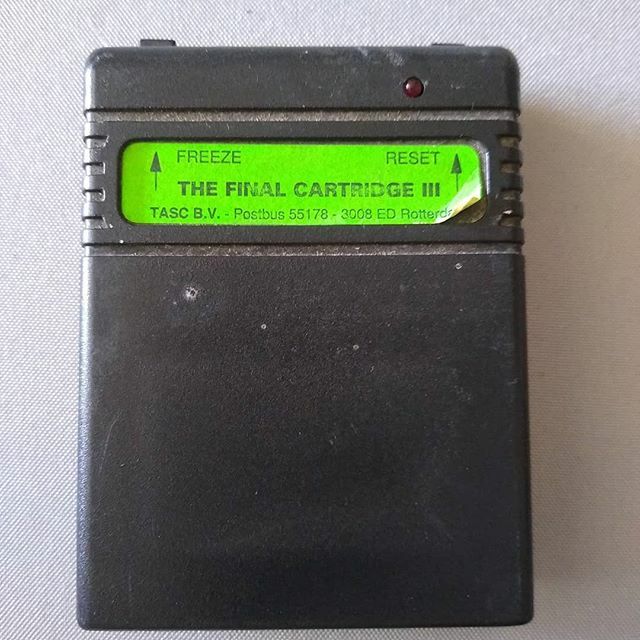 NekoPlayzGames's tweet photo. Random Hardware Pickup - Final Cartridge III #commodore64 #c64 #retrogaming #hardwarepickups #finalcartridge3 https://t.co/AKmwJYUUA6 https://t.co/y9a4hWZxfU