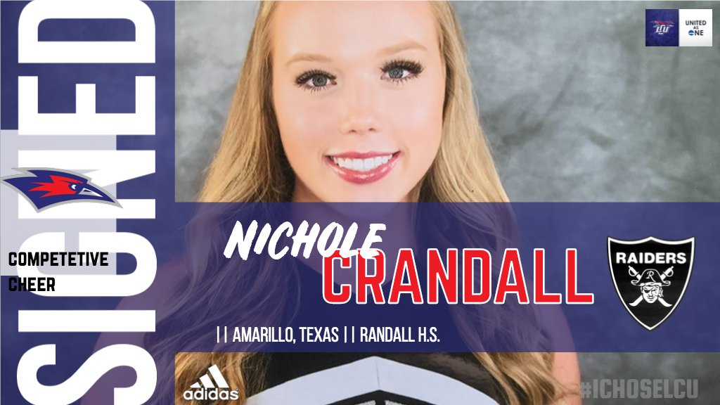 LCUCHAPS's tweet photo. 📣- Please welcome Nichole Crandall, who will be joining the LCU competitive cheer program. 

#RaiseTheStandard https://t.co/tEVEmktwh1