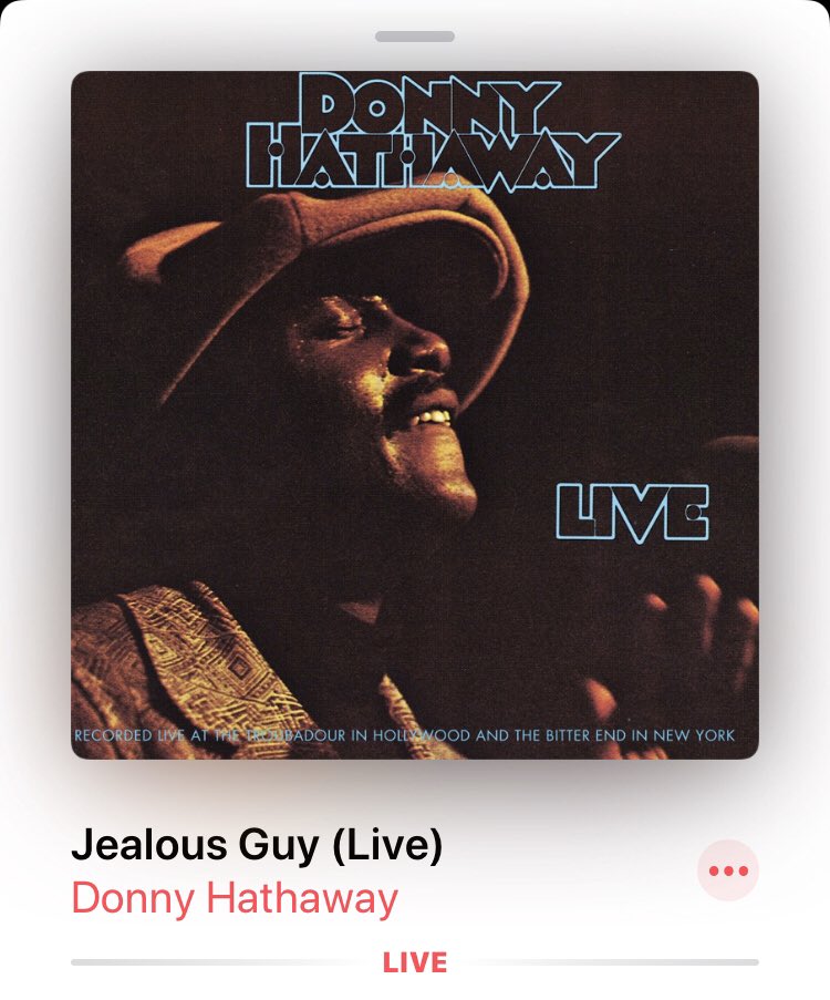 HSD on Twitter "3. Harry selected ‘Jealous Guy’ by Donny Hathaway from his Live album.…
