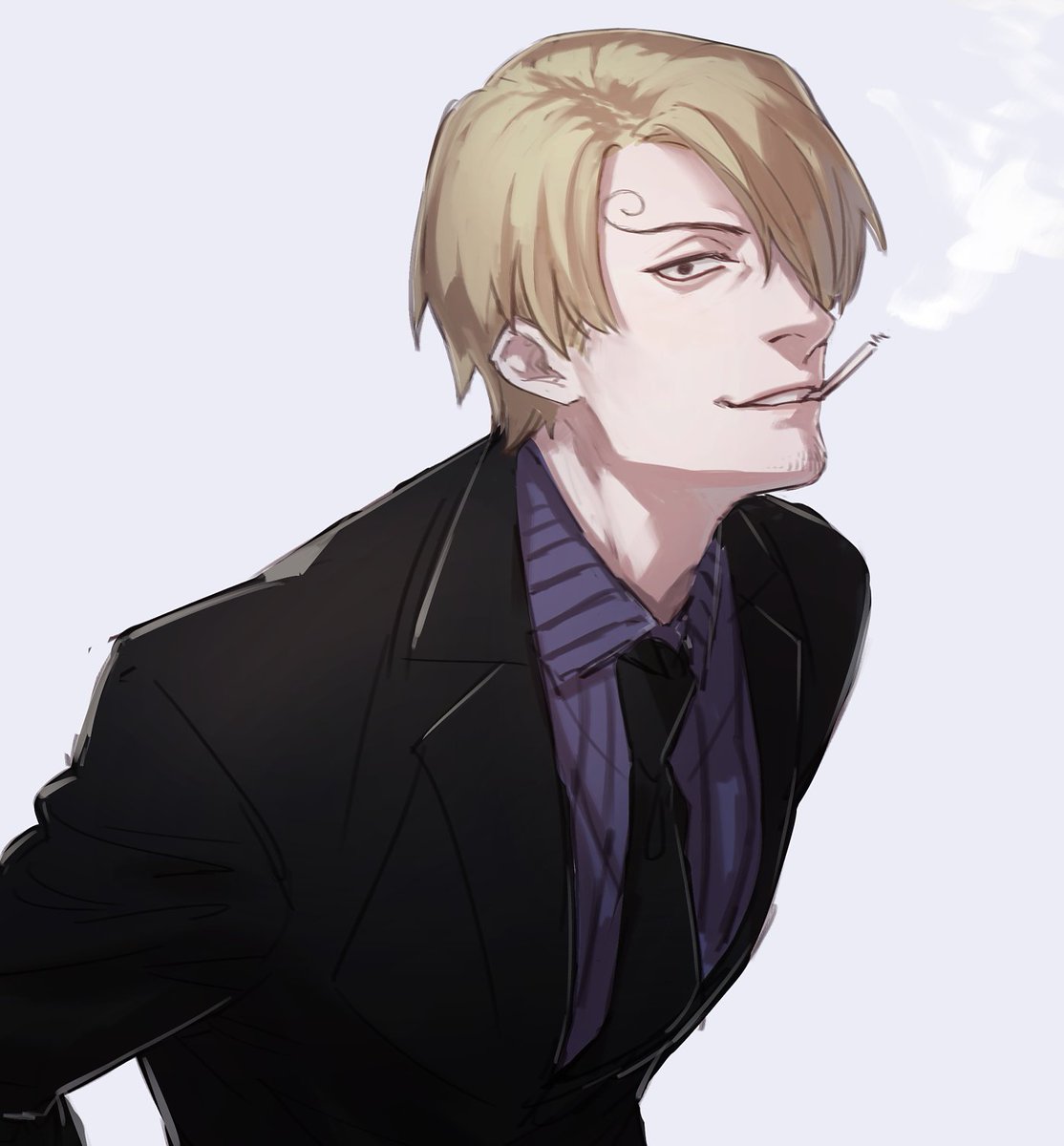 サンジ 黒田茉莉花 原稿 のイラスト