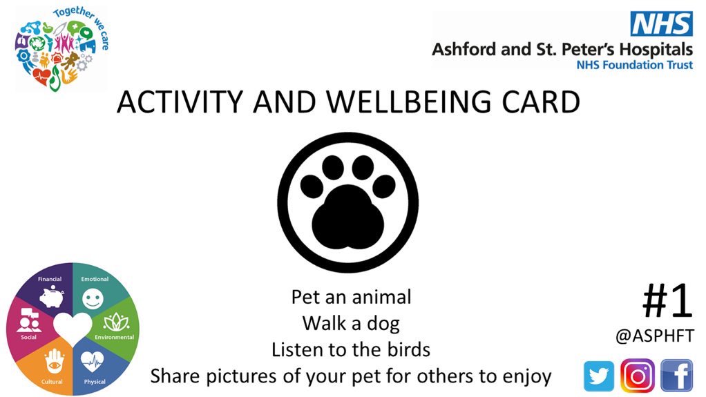 We plan to post activity cards each day to help ease anxiety, keep active if your are not working or at school as well as spread a little kindness during this uncertain time. First one is here... who will share a picture of their pet for others to enjoy? 🐶🐱🐭🐹🐰🐮🦄