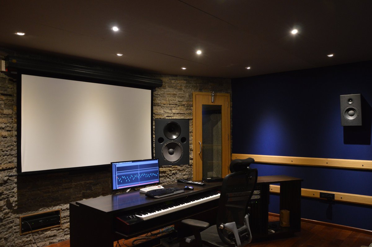 center speaker behind screen