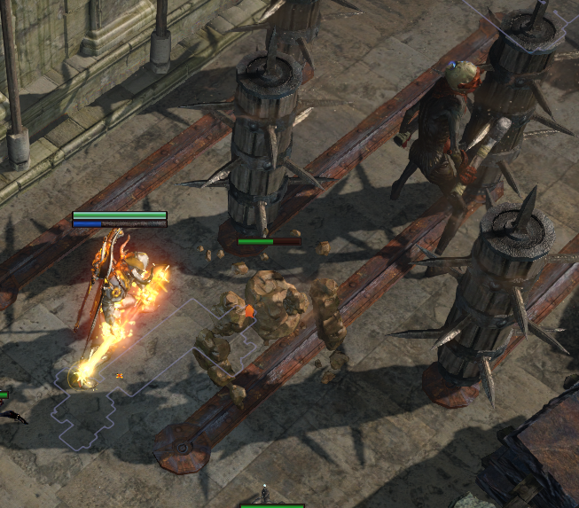 Drepax_'s tweet photo. Sooooo this just happened to me in a Pier map. And I can't fight the boss. #Pathofexile #GGG #plsfix https://t.co/yOaVAX262J