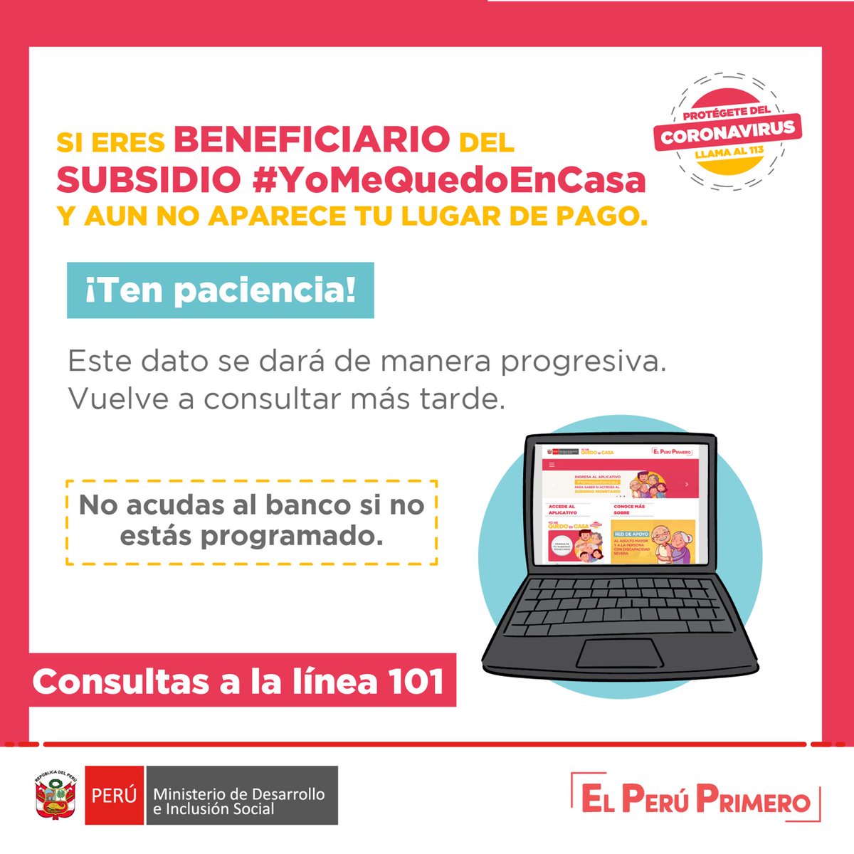 Ministerio de Desarrollo e Inclusión Social tweet media