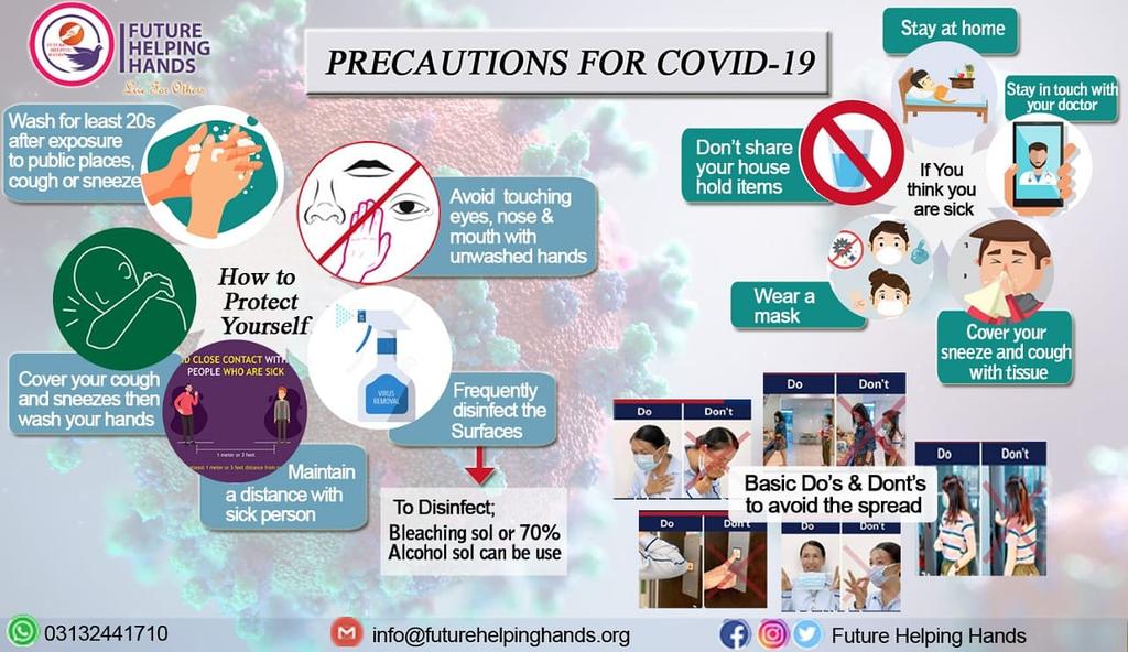 future_helping's tweet photo. Do you know about the cure of COVID-19?Well many of the scientists are working towards the development of coronavirus vaccine but no cure is created yet rather than taking proper precautions which are specified here.
#Stay_Home
#Stay_safe
#Future_Helping_Hands
#Live_For_Others https://t.co/2drGwdOt80