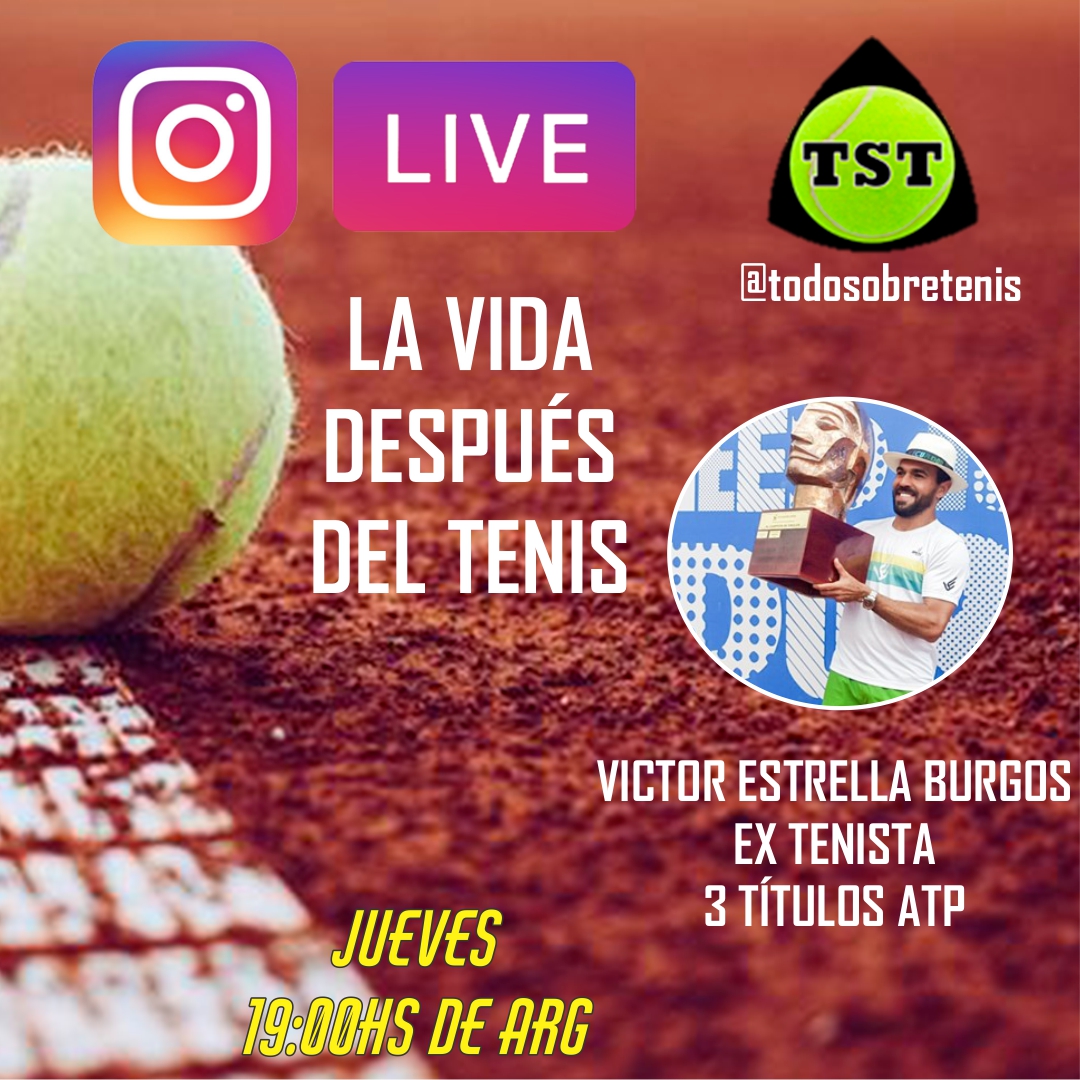 HOY nuestros amigos de <a href="/Tsobretenis/">Todo Sobre Tenis</a> realizarán un Instagram Live conversando con el ex tenista <a href="/Vitiestrella80/">Víctor Estrella B.</a>. 

17 hs de 🇪🇨
19hs de 🇦🇷

Se podrá ver en ▶️ instagram.com/todosobretenis