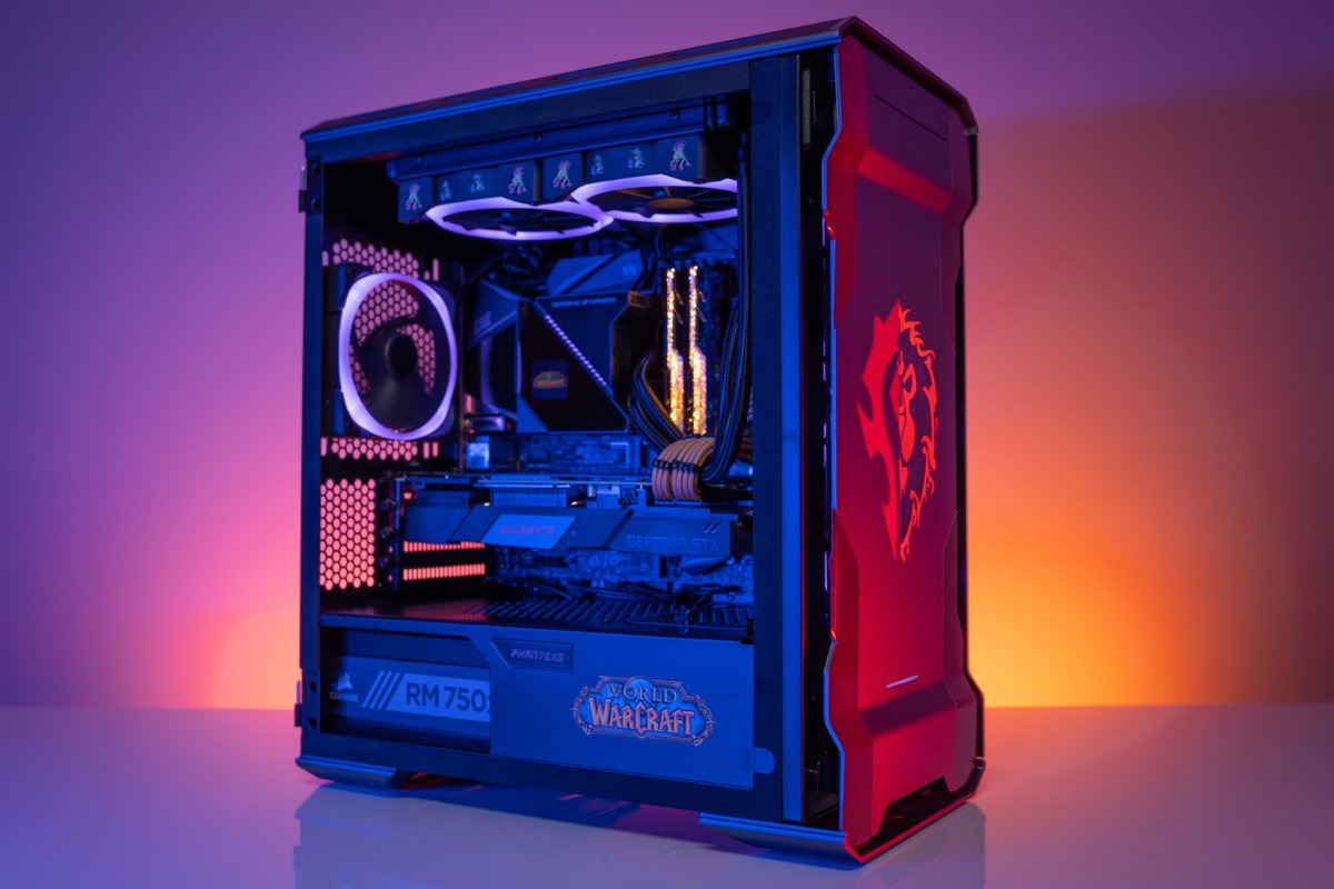 Enter for a chance to win this custom @Robeytech World of Warcraft build ft. a @Gigabyte GeForce RTX 2070 Super, @IntelGaming i7-9700K, @Samsung SSD, 16GB @gskillgaming RAM, @msiUSA MPG Z390M Motherboard. PC specs ► newegg.io/t-wowpcspecs Enter here ► newegg.io/rtwowpc