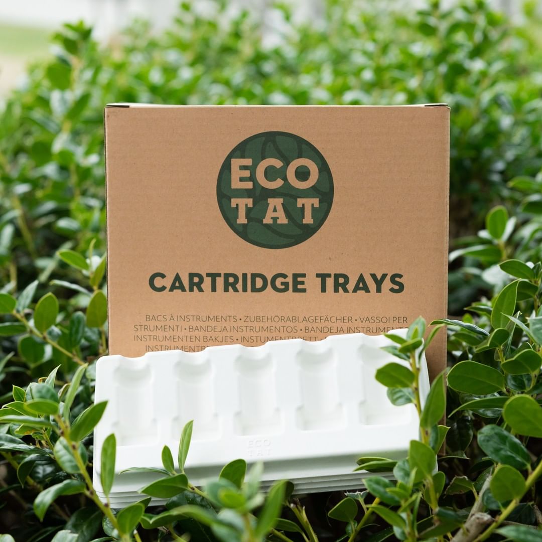 ecotatpro's tweet photo. Have you tried @ecotatpro Cartridge Trays? 💚

Made from paper pulp, these trays are recyclable, compostable, biodegradable and 100% plastic free! ♻️🌿

📸: @UltTattooSupply 
#ecotat #plantbased #ecofriendly #environmentallyfriendly #green #plasticfree #noplastic https://t.co/sJjOcVGDZC