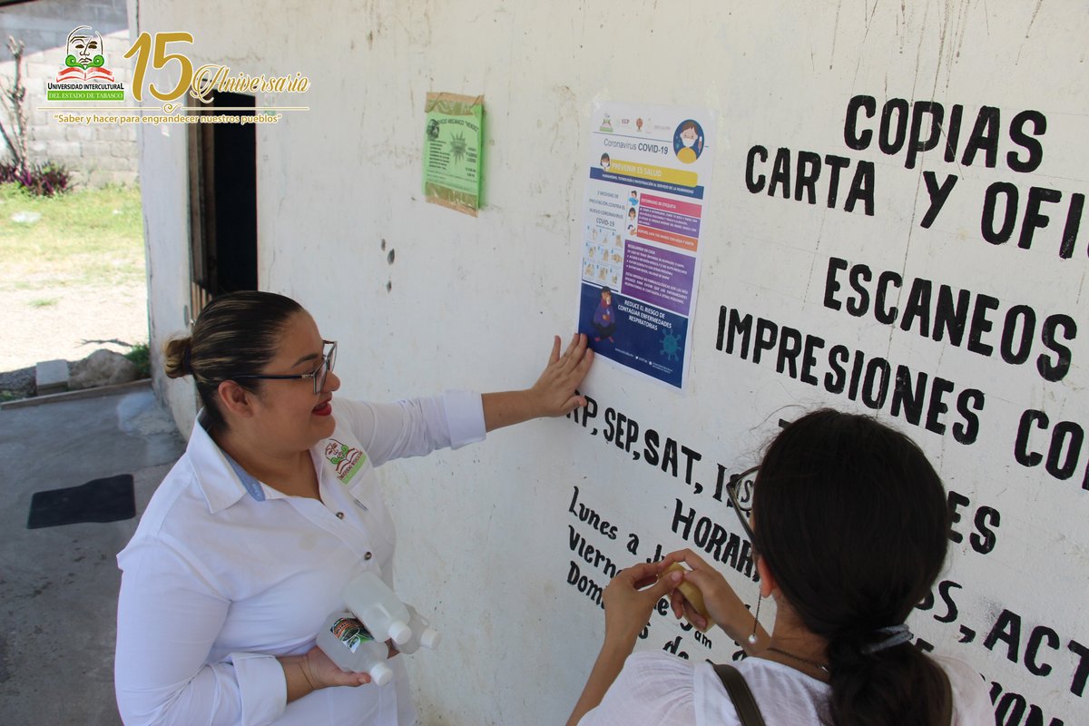 UIETab's tweet photo. sanitaria a causa del COVID-19 (coronavirus ).

Encabezados por la rectora, maestra Adela Méndez Martínez, integrantes de la Academia de Salud Intercultural elaboraron el producto, siguiendo las normas sanitarias que marca la Secretaría de Salud. (2/3) #SomosUIET https://t.co/Rayw9XKlef