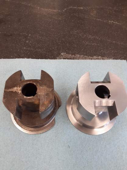 MastersRex's tweet image. When you have a 110 year old car you just can’t go to the auto parts store.
Here are some of the transmission parts that failed last fall. These are being made by a tool &amp;amp; die maker.   Cost?  About 1/3 of a premium grade suit.  For quality made parts it’s really a bargain
