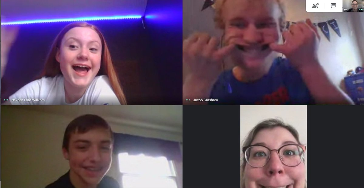 mrsharlan246's tweet image. Our Wednesday @Google Meet sessions have easily become the highlight of my week!! @GarrardMiddle’s very own @mshuffgms even joined in on the fun!! Miss you kiddos!!! #TeamKentucky #TogetherKY #TogetherApart #DistanceLearning #StayAtHome