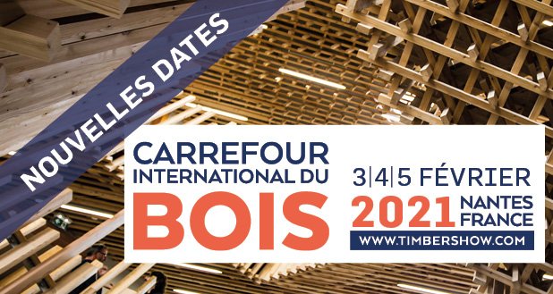 carrefourdubois's tweet photo. [NOUVELLES DATES] Suite au sondage envoyé aux exposants et partenaires du salon, la décision de reporter le @carrefourdubois a été prise. Il aura lieu les MERCREDI 3, JEUDI 4 et VENDREDI 5 FÉVRIER 2021. Save the date ! Prenez soin de vous &amp; à très bientôt ! #cib2020 #agenda #bois https://t.co/bMANqD5FJN