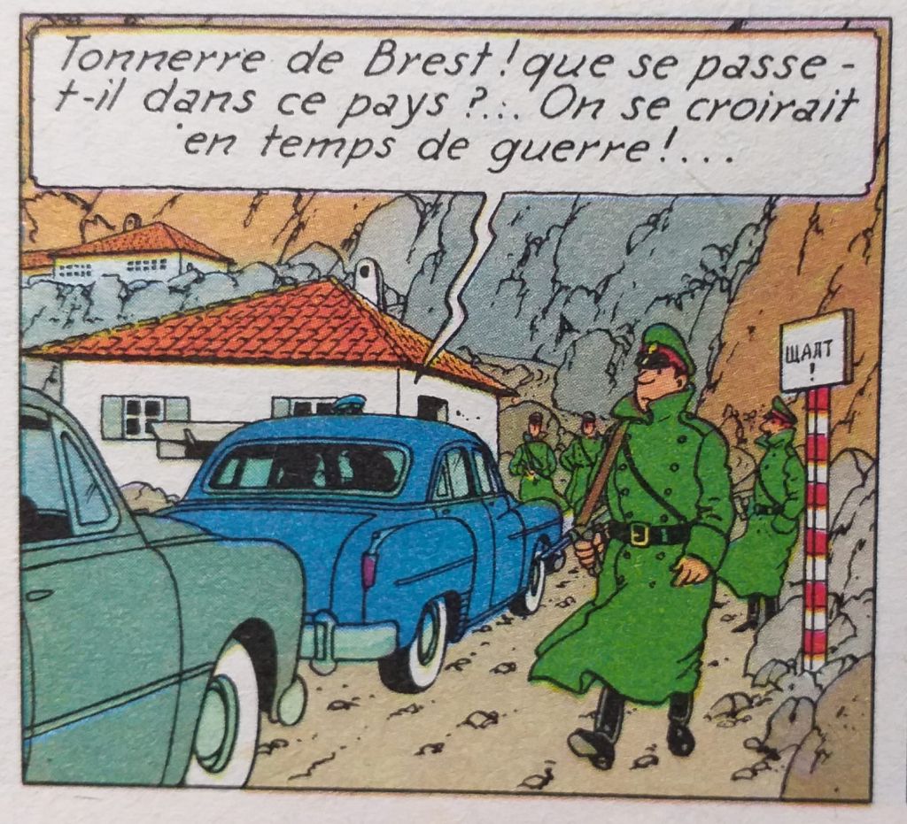Les aventures de Tintin : Objectif Lune – Hergé, 1953En écho à « Résilience », l'opération militaire initiée par la France, en support à la population en ces temps de pandémie. #bd  #RESTEZCHEZVOUS    #confinement  #Covid_19  #quarantaine  #CONFINEMENTJOUR10  #COVID2019