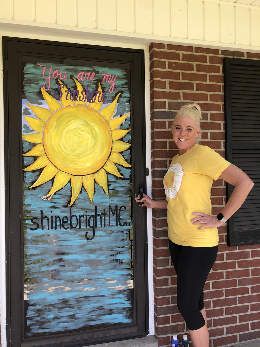 Finally finished my door! #shinebrightmc!