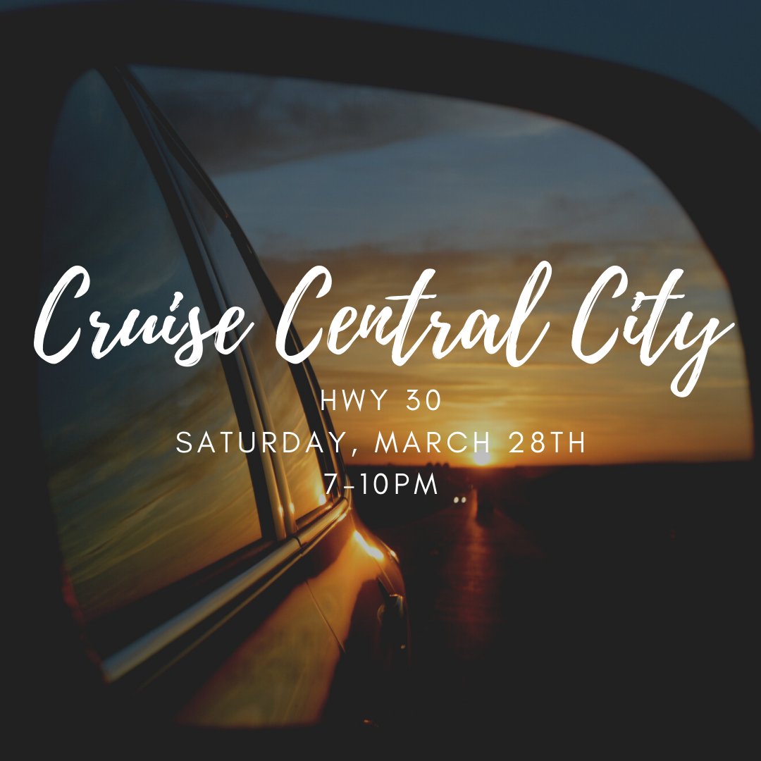 Load up the family Saturday night and cruise main street! Pick up dinner or concessions at a local business and wave to friends. Great way to get out of the house while still maintaining social distancing!