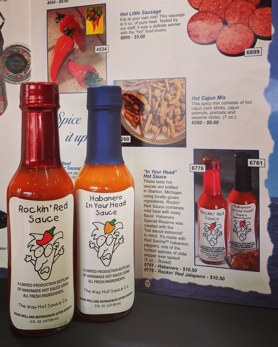 WayHotSauce's tweet photo. TBT. 20 years ago. Way Hot then and now. https://t.co/fnT3TovxoU
#tbt #throwbackthursday
#throwback #retro #thenandnow #20yearsago #catalogmodel #aliveandkicking #oldschool #rockinred🎸 #habaneroinyourhead🔥 #hotsauce #wayhot #wayhotsauce🌶️ FOLLOW: @wayhotsauce https://t.co/MxZX6CXKzm