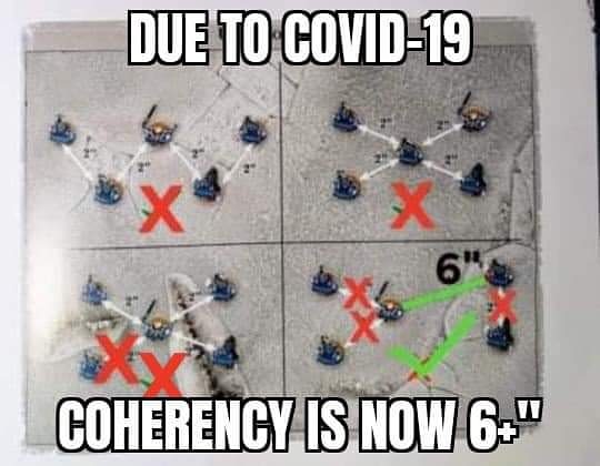 BatForgedGaming's tweet photo. In the latest FAQ
.
.
.
#warhammer40k #tabletopgaming #miniatures #wargaming #warmongers #coronavirus #coherency https://t.co/9slwbE6bhf