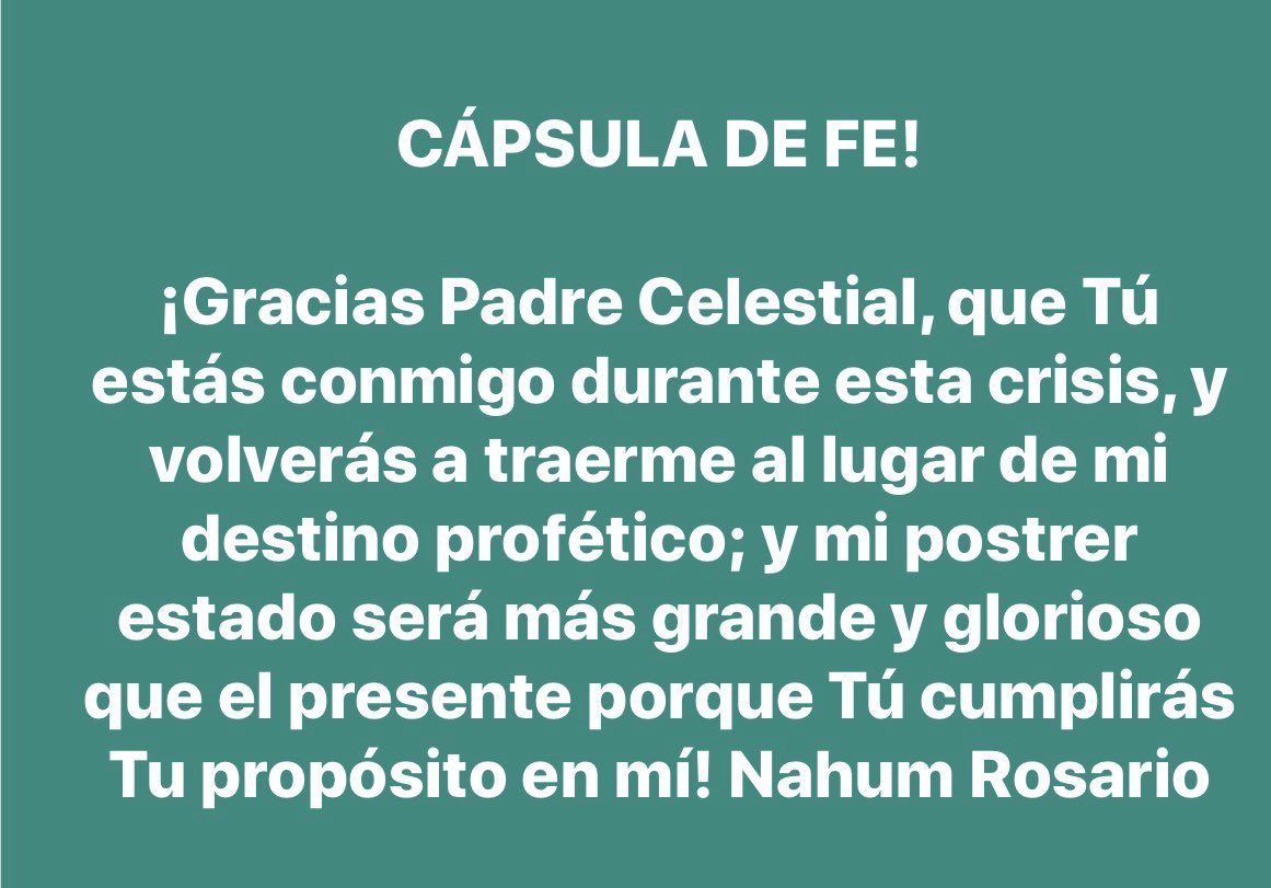 nahumrosario's tweet photo. No hay forma que un hombre de pacto sea derrotado por nada ni por nadie. https://t.co/ksePb3vPXc