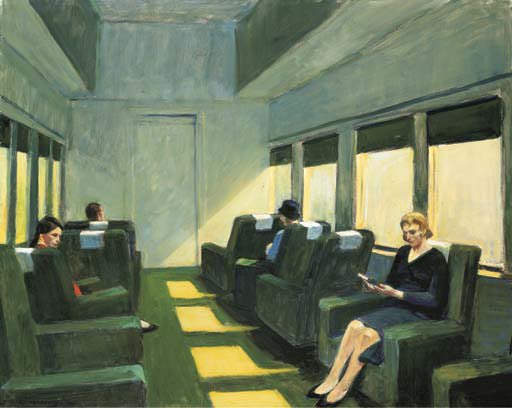Edward Hopper
Chair Car | 1965

”I do not paint loneliness, I describe the absence of sociality among individuals.”

#SocialDistanacing