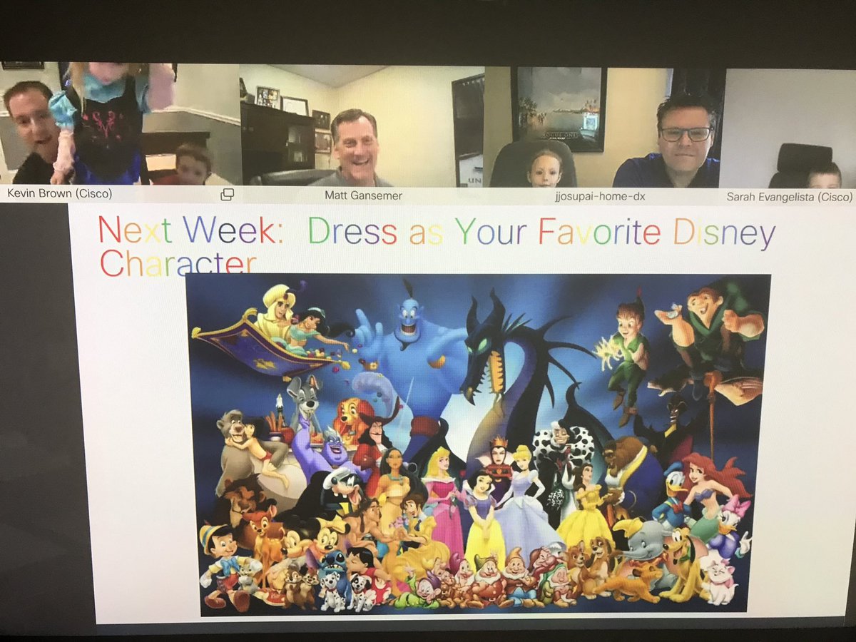sbetts31's tweet photo. week 2 of Cisco story time. Great idea from the central Partner org!!   Love cisco enabling this and the chance to bring our families together.  #wearecisco   #loveourkids https://t.co/SWE2HH1W3I