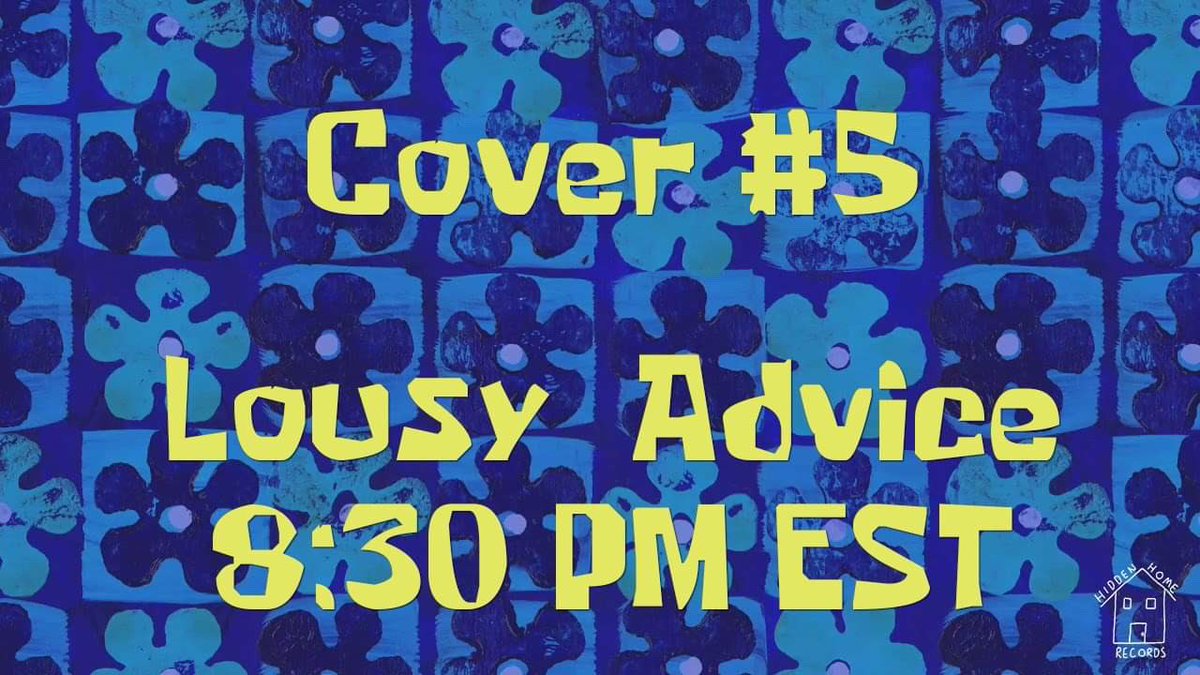 HiddenHomeRecs's tweet photo. QUARANTINE BLUESFriends of the label @lousy_advice are comin’ atchya tonight 5:30PST/8:30EST. Get stoked! https://t.co/SCzPDjLpZC
