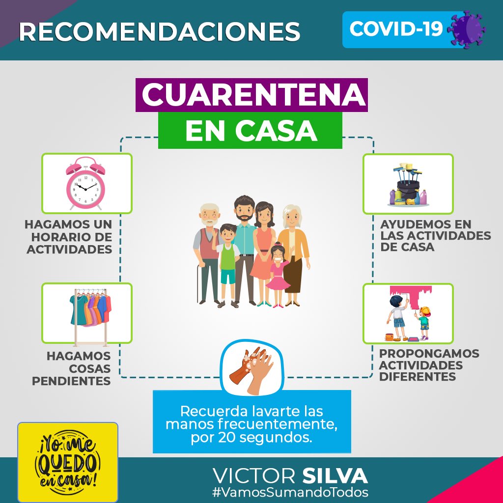 VictorSilvaMich's tweet photo. En esta etapa de contingencia, te pedimos quedarte en casa. Seamos solidarios y responsables con nuestra familia, comunidad y Michoacán. Cuídate y cuida a los demás. ¡Juntos vamos a salir adelante! #QuédateEnCasa
#VamosSumandoTodos https://t.co/z6e0dfjErA