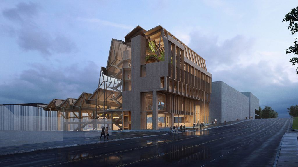 Grafton Architects unveils #MassTimber research center for the University of Arkansas. buff.ly/2JbWlfw