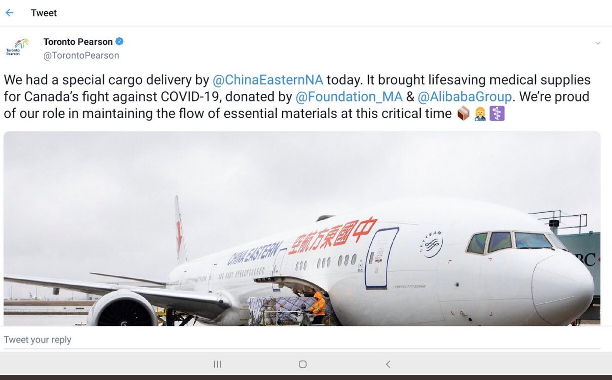 GottaNomi's tweet photo. @AndrewScheer What goes around comes around. China is returning the favour. At the time they needed it, now we do. #CPCIsDead https://t.co/Ahtq7Guhv3