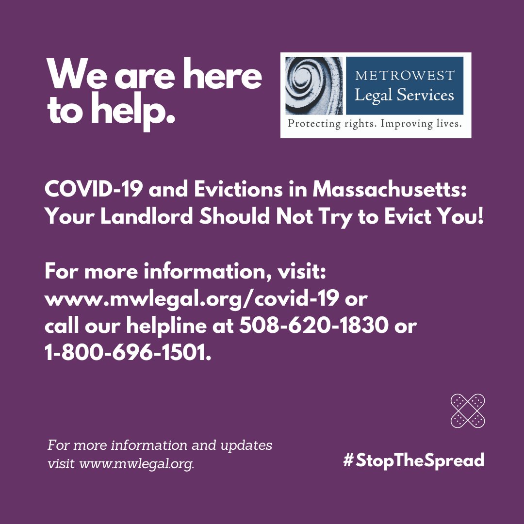 If your landlord is trying to evict you, know what your rights are during the COVID-19 pandemic. 

Visit our resource page or call our helpline.