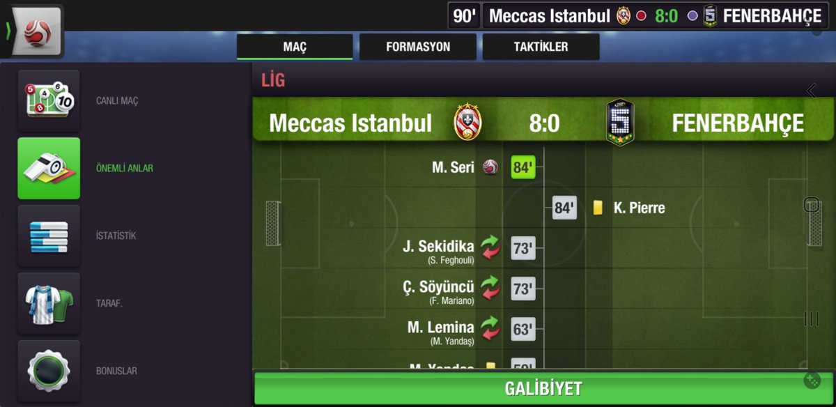 MeccasIstanbul's tweet photo. League Day 24 

We won with 8 goals and take the GD lead of league.

Tomorrow we will play against the league leader. 

Mert : We have a lil chance for the league title but we wont give up to go for it. 
I am calling to all of u to the stadium for tomorrow's big match

#GoMeccas https://t.co/Iu5odiu8BS