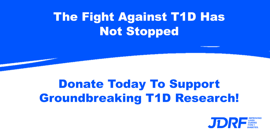 JDRFIllinois's tweet image. In the interest of keeping the #T1D community safe, we’ve postponed a few of our upcoming events, but the fight against T1D has not stopped! Support 75 active clinical trials with a donation today.

Donate: jdrf.org/donate #JDRF #TypeNone