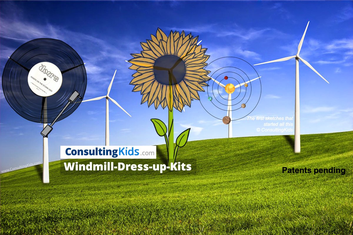 WINDMILL DRESS UP KITS PILOT STARTS IN 7 LOCATION IN THE NETHERLANDS 
It originated from ConsultingKids-projects aimed at finding a way to create a positive impulse for the energy transition. shorturl.at/oqORT

Intriguing?
<a href="/BillGates/">Bill Gates</a> <a href="/richardbranson/">Richard Branson</a> <a href="/elonmusk/">Elon Musk</a>